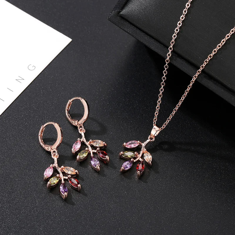 Fashion Jewelry Set Necklace/Earrings For Women