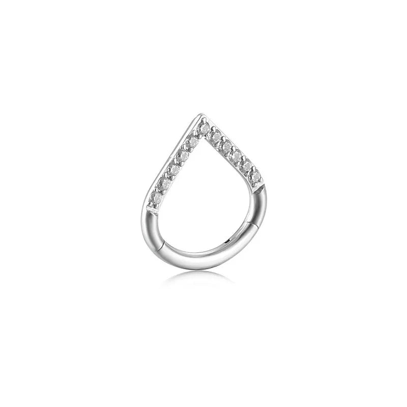 Stainless Steel Nose Ring Septum Piercing for Women