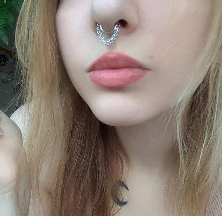 Stainless Steel Nose Ring Septum Piercing for Women