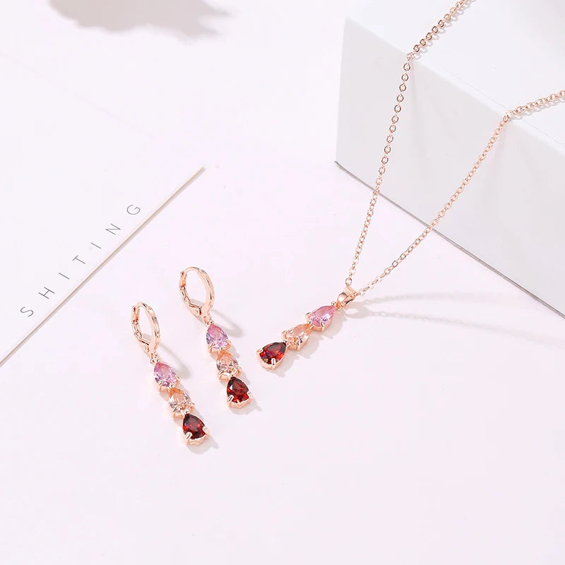 Fashion Jewelry Set Necklace/Earrings For Women