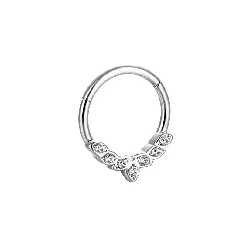 Stainless Steel Nose Ring Septum Piercing for Women